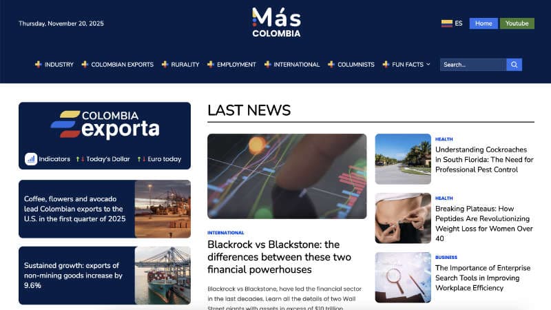 Portal de noticias Colombia